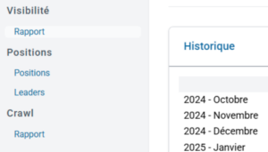 reporting seo automatisé avec Oseox Visibility